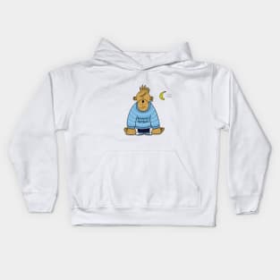 Bananas? Humbug! Funny Monkey / Ape cartoon Kids Hoodie